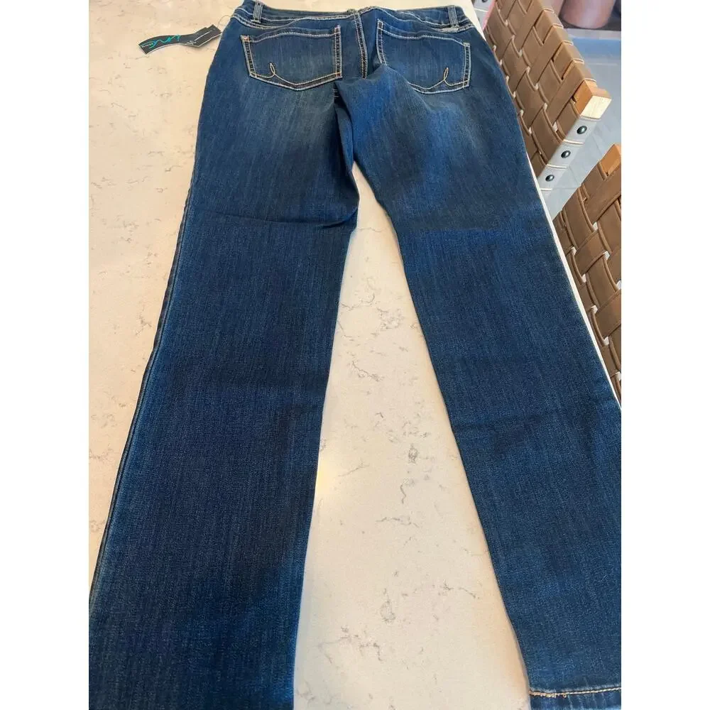INC Denim Dark Skinny Leg Curvy Fit Jeans Size 8 30 inseam NWT